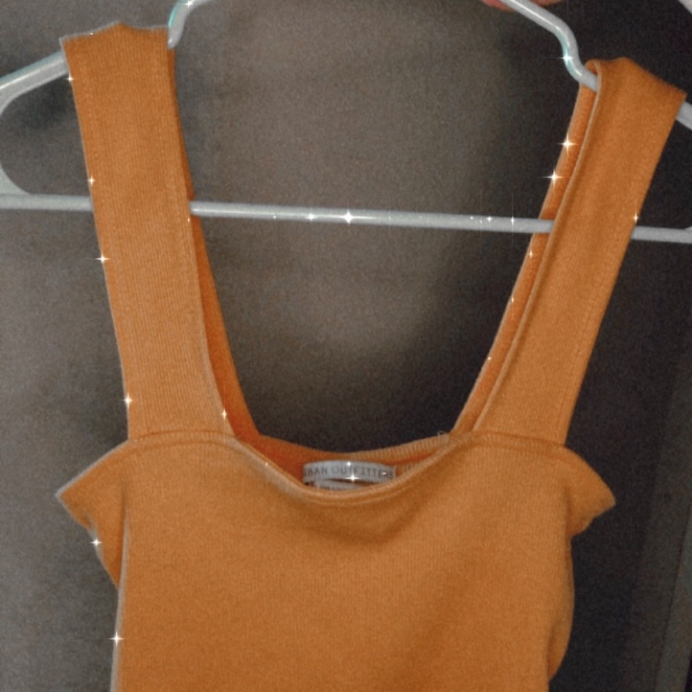 Yellow Urban Outfitters Crop Tank